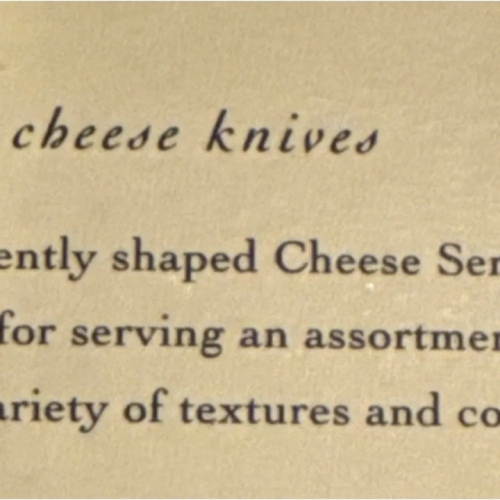 Pottery Barn‎ Cheese Knives for charcuterie board Set of 5, no wear!